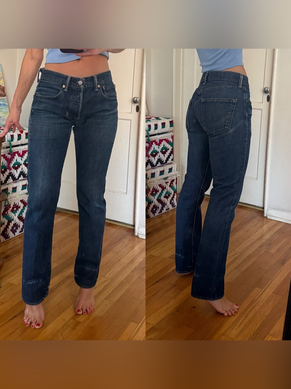 Levi’s 501s 90’s Y2K 100% cotton vintage style Blue Denim Jeans